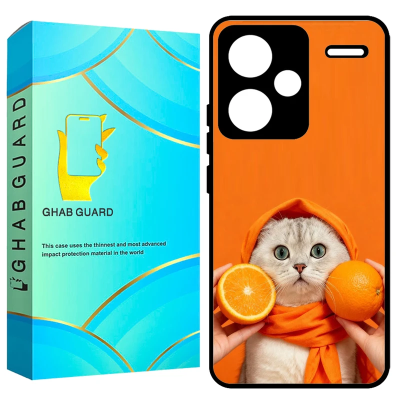 کاور قاب گارد طرح گربه مدل GCHPN13PL مناسب برای گوشی موبایل شیائومی Redmi Note 13 Pro Plus