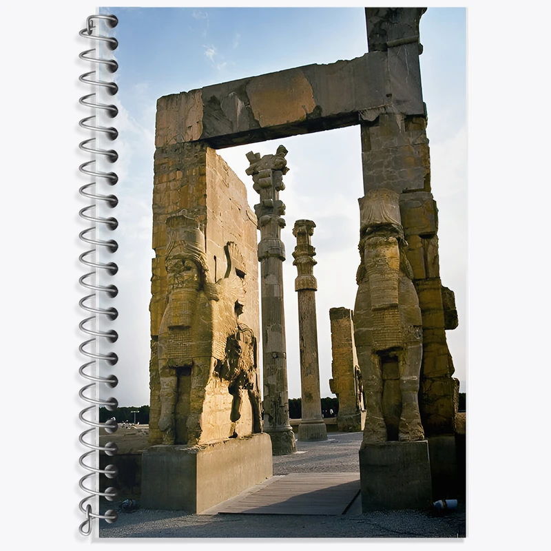 دفتر لغت 50 برگ خندالو طرح تخت جمشید کد F6336