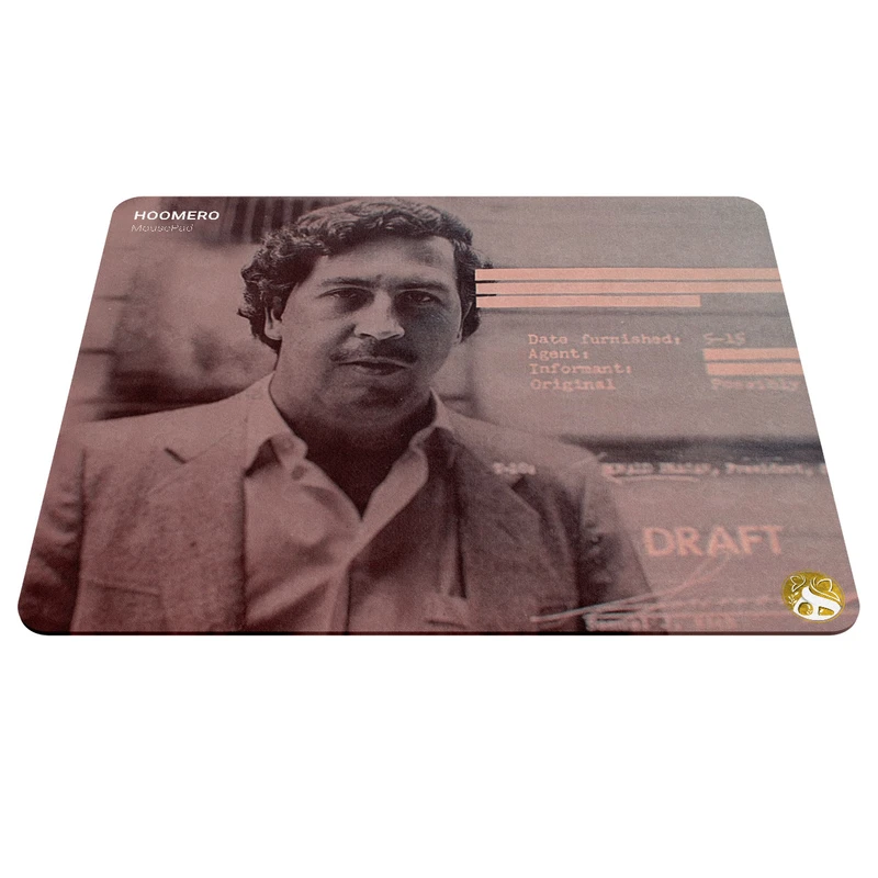ماوس پد هومرو مدل A7507 طرح نارکس پابلو اسکوبار