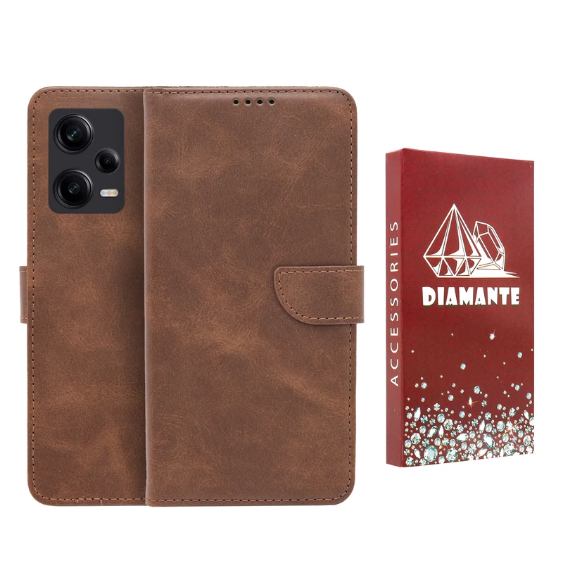کیف کلاسوری دیامانته مدل Bers Ros مناسب برای گوشی موبایل شیائومی Redmi Note 12 Pro 5G