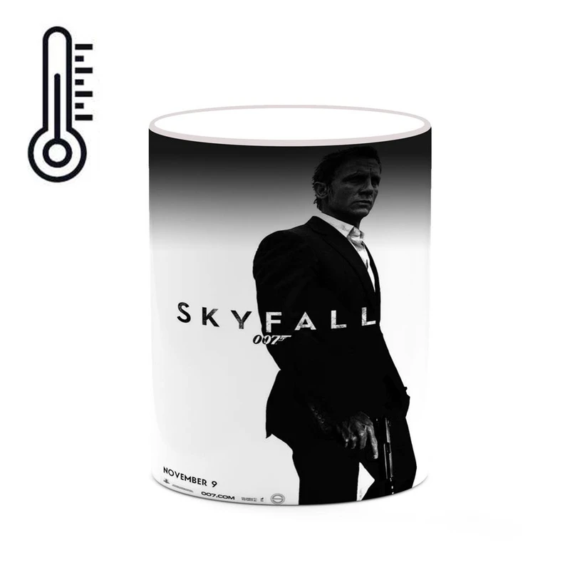ماگ حرارتی کاکتی طرح دنیل کریگ Daniel Craig مدل mgh25758