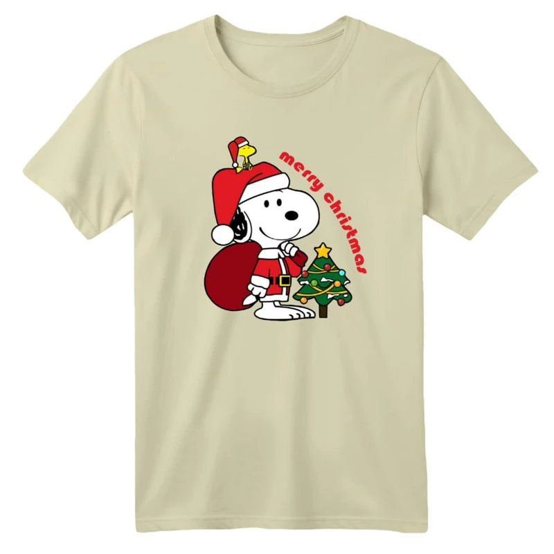 تی شرت آستین کوتاه بچگانه مدل اسنوپی کریسمس کد 9