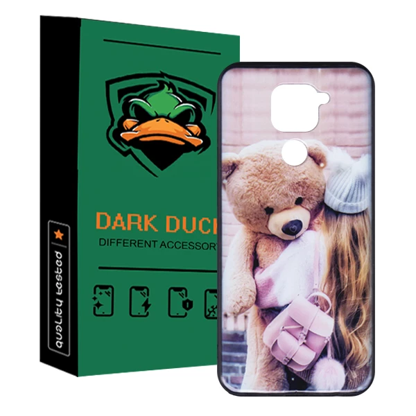 کاور دارک داک کد CO-TH-033 مدل دختر و خرس مناسب برای گوشی موبایل شیائومی Redmi Note 9