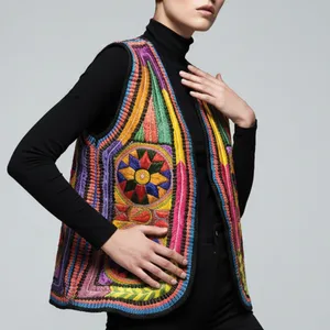 جلیقه دست دوز زنانه مدل 006