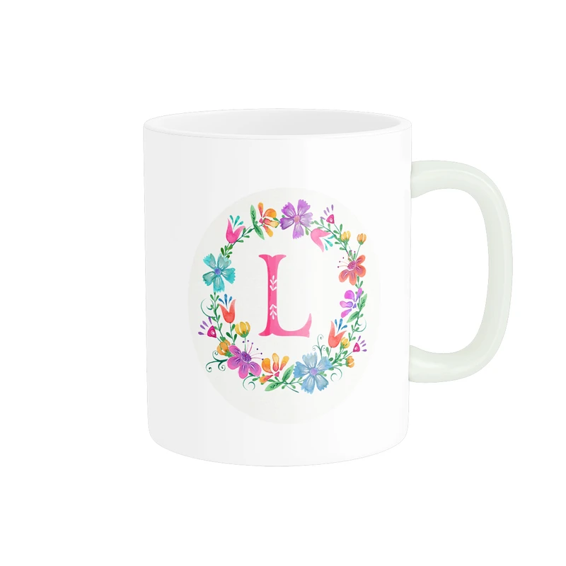 ماگ پاد آفرین مدل حروف انگلیسی ال L کد 01