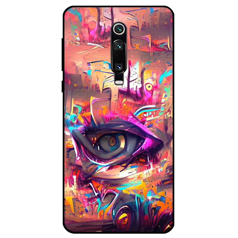 کاور مگافون طرح چشم مدل 2823 مناسب برای گوشی موبایل شیائومی Redmi K20 / K20 Pro  