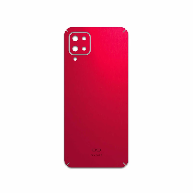 برچسب پوششی ماهوت مدل Matte-Warm-Red مناسب برای گوشی موبایل سامسونگ Galaxy A12 Nacho