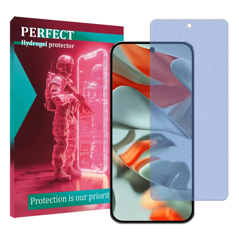 محافظ صفحه نمایش مات آنتی بلو پرفکت مناسب برای گوشی موبایل گوگل Pixel 9 Pro XL