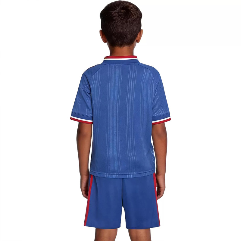 ست تی شرت و شلوارک ورزشی پسرانه مدل منچستر یونایتد Away 2027