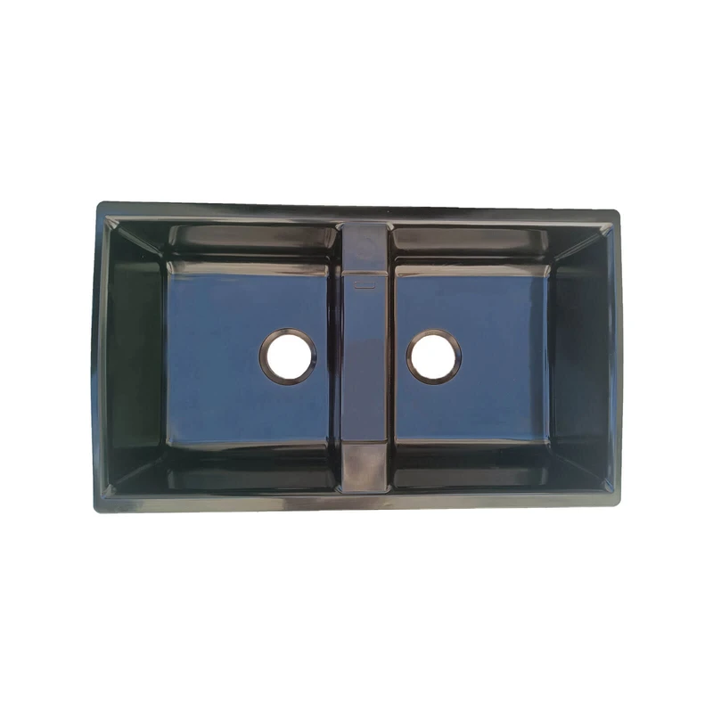 سینک ظرفشویی گرانیت توکار دو لگنه مدل SGB2V