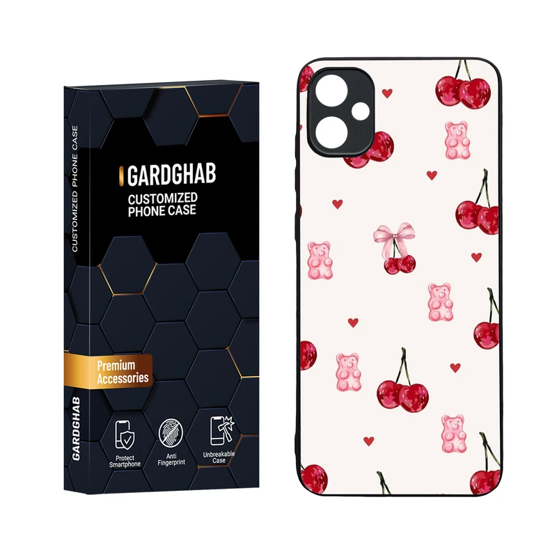 کاور گارد قاب مدل دورژله ای پشت گلس دخترانه مناسب برای گوشی موبایل سامسونگ Galaxy A05