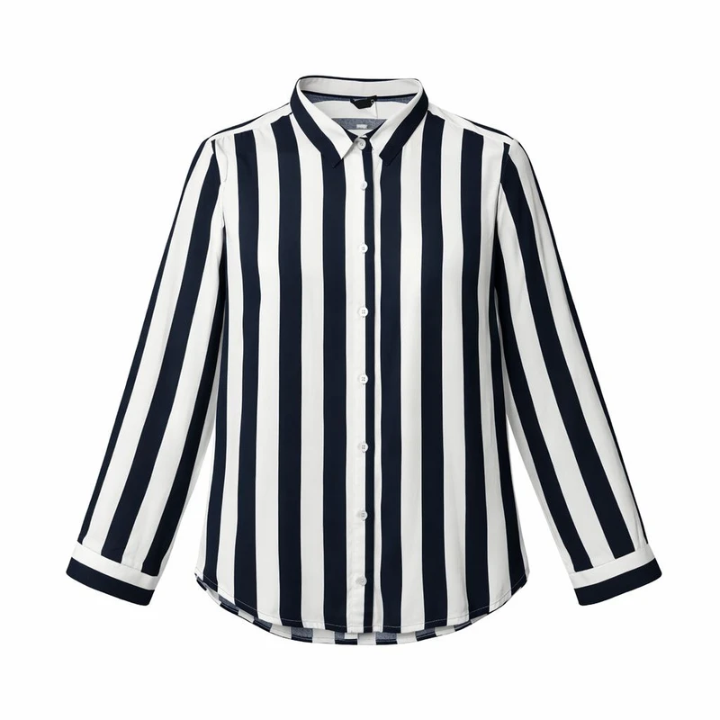 شومیز آستین بلند یقه برگردان زنانه مدل 4008