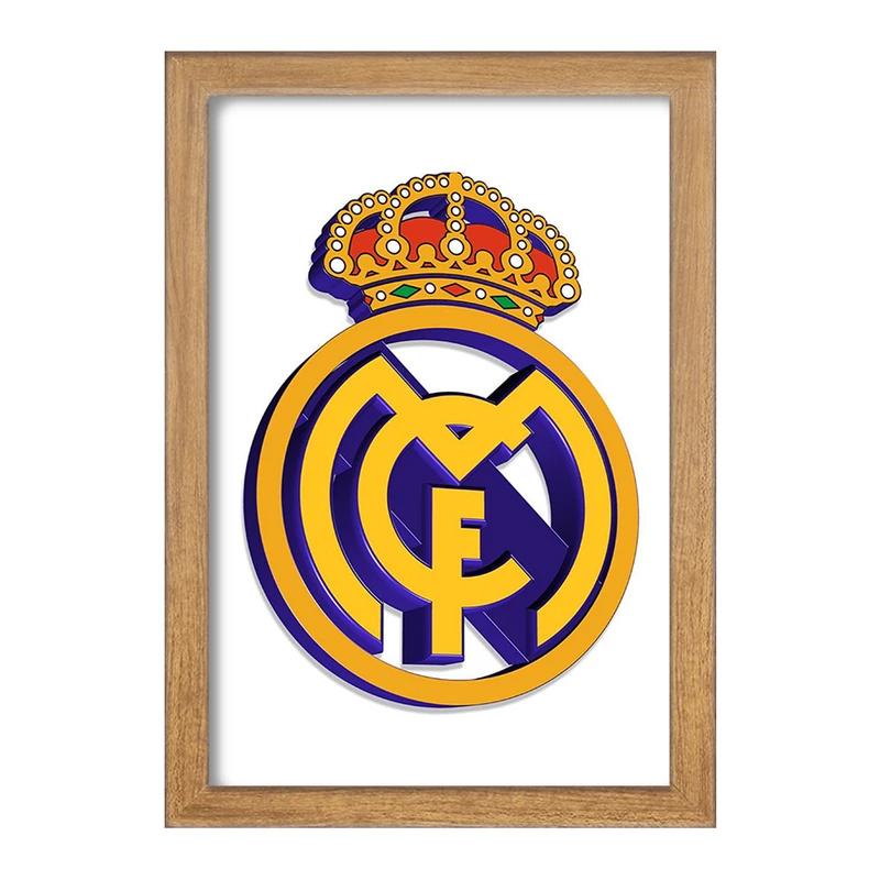تابلو خندالو مدل باشگاه رئال مادرید Real Madrid  کد 2130