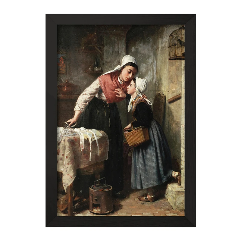 تابلو خندالو مدل نقاشی ماموریت اثر پیر ژان ادموند کستان کد F12368