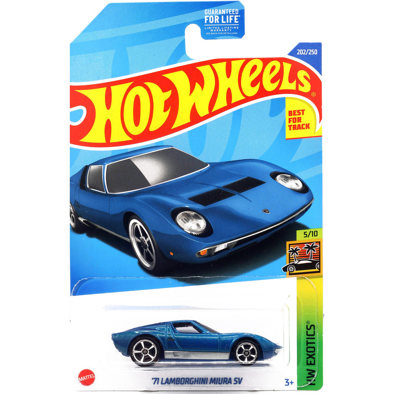 ماکت ماشین هات ویلز مدل HotWheels 71 Lamborghini Miura SV