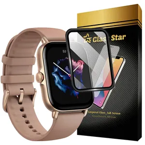 محافظ صفحه نمایش گلس استار مدل GWPM مناسب برای ساعت هوشمند امیزفیت GTS 3
