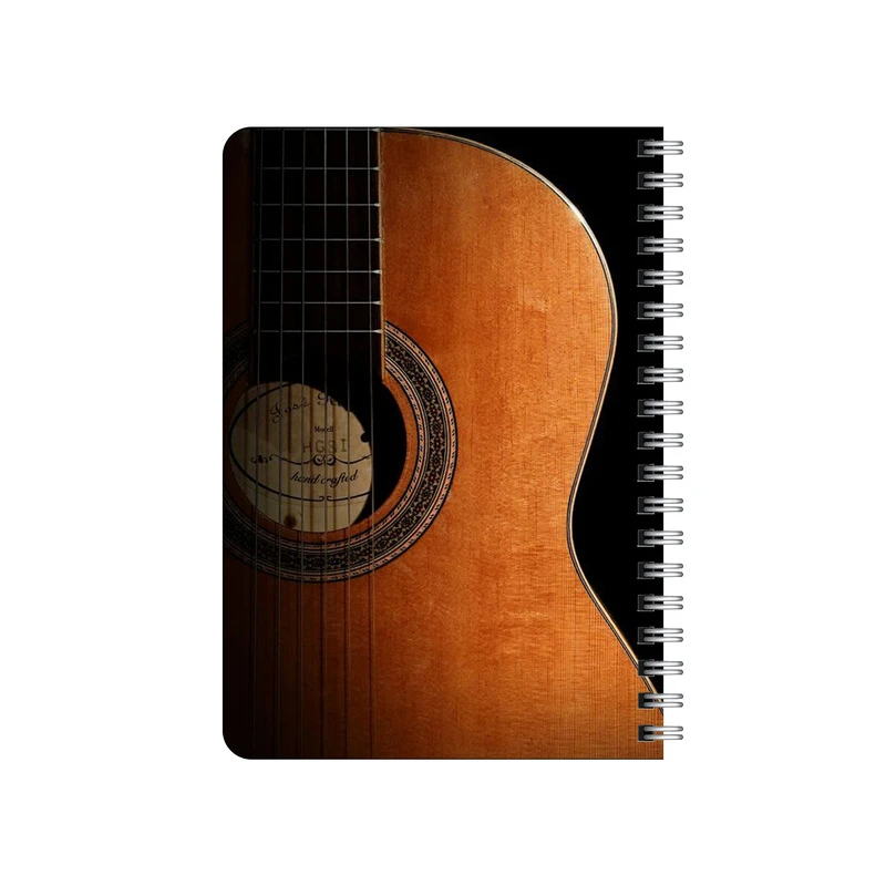 دفترچه یادداشت بامبیلیپ مدل چوبی طرح گیتار کد 4274132