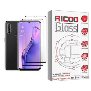 Ricoo Ricoo Glass MIX002 Screen Protector For Oppo A8 Pack Of 2