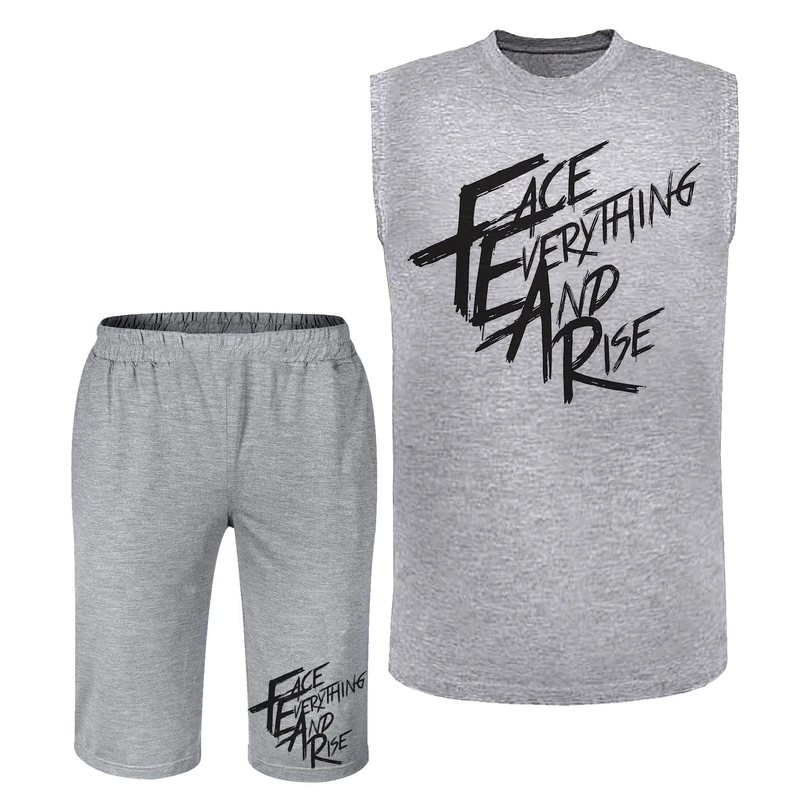 ست تاپ و شلوارک مردانه مدل N223