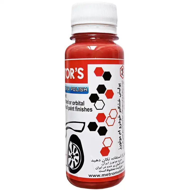 پولیش خشگیر خودرو ام موتورز مدل PWR حجم 120 میلی لیتر