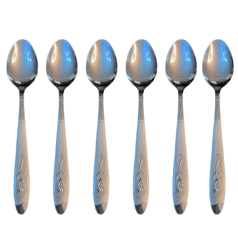 قاشق چای خوری مدل mhdn بسته 6 عددی قاشق چای خوری مدل mhdn بسته 6 عددی