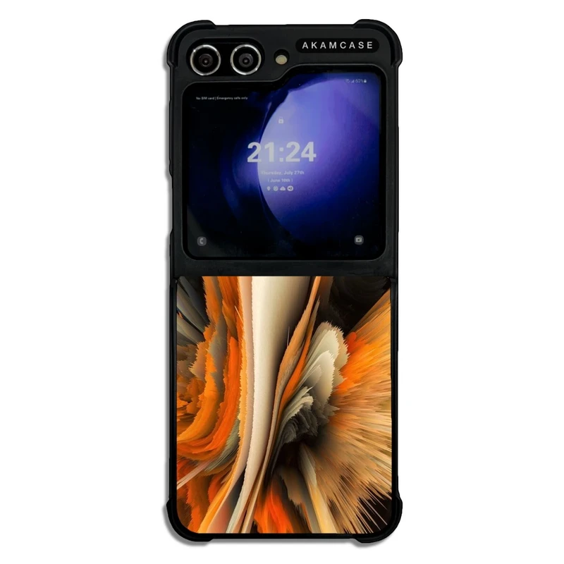 کاور آکام مدل AMC-WSGZFLIP5-MARBLE-28 مناسب برای گوشی موبایل سامسونگ Galaxy Z Flip 5