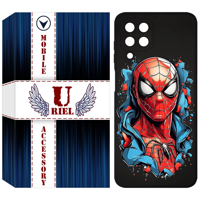 کاور یوریل مدل KSH کد 34 طرح اسپایدرمن مناسب برای گوشی موبایل سامسونگ Galaxy M33