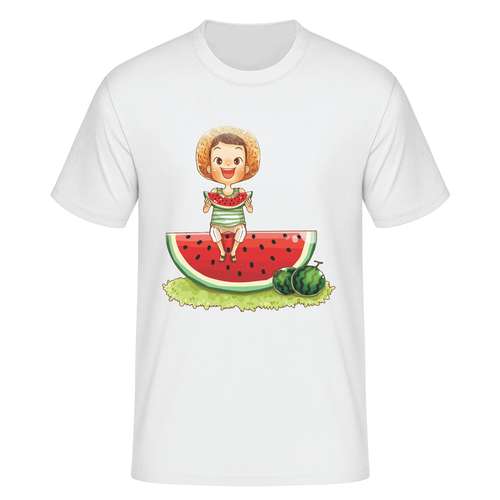 تی شرت آستین کوتاه زنانه مدل شب یلدا کد tps19