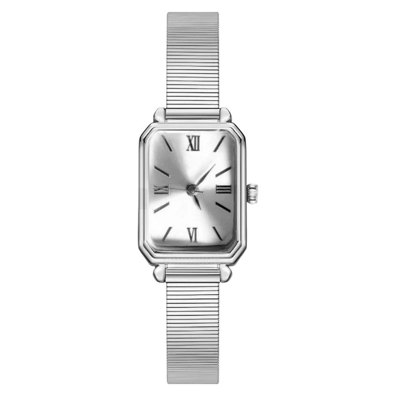 ساعت مچی عقربه‌ای کوارتز زنانه مدل مینیمال کلاسیک بند فلزی کد ۱.۳
