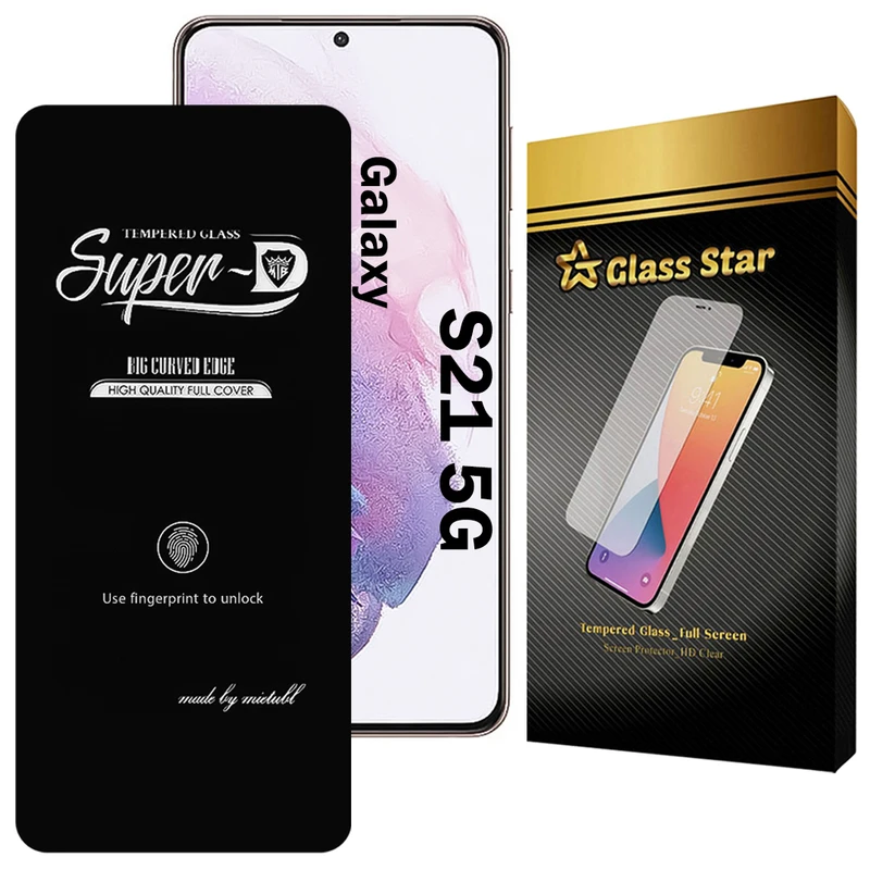 محافظ صفحه نمایش گلس استار مدل SUPERDNS مناسب برای گوشی موبایل سامسونگ Galaxy S21 5G