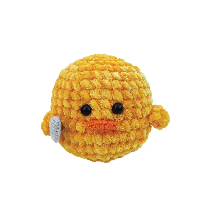 عروسک بافتنی مدل جوجه شمشیر به دست