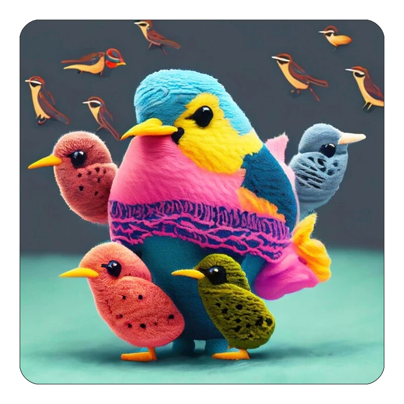 مگنت کاکتی طرح حیوانات رنگی مدل mp26873