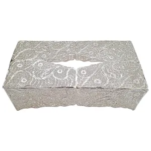 جا دستمال کاغذی ملیله طرح ترمه کد 02