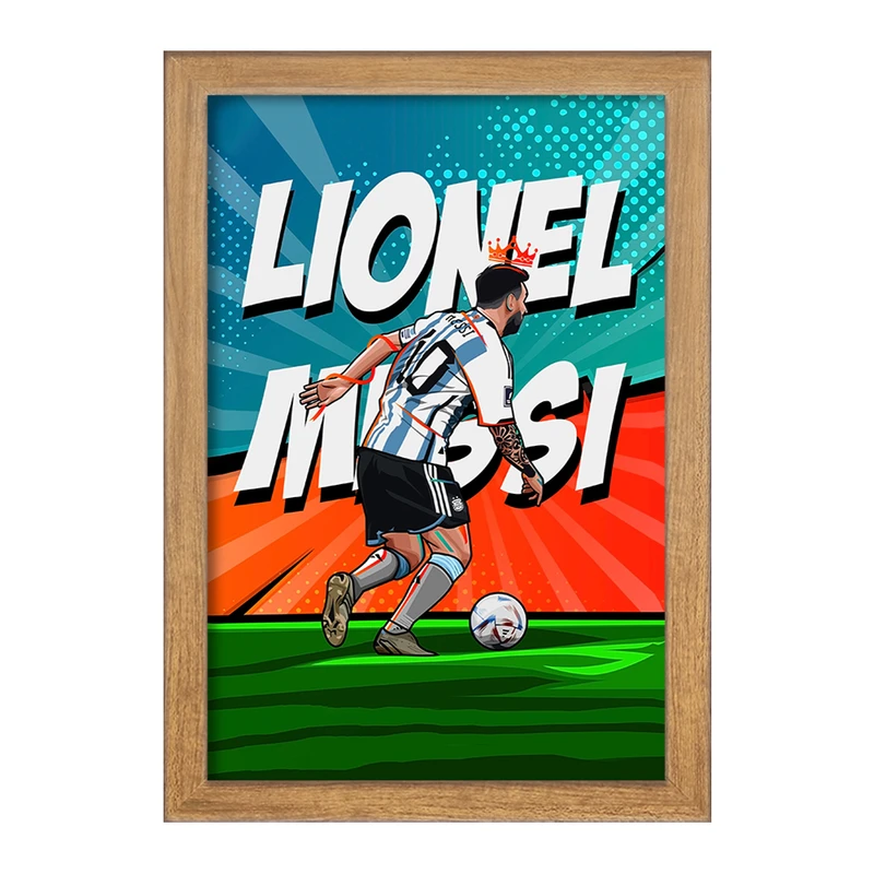 تابلو خندالو مدل لیونل مسی کد F1690