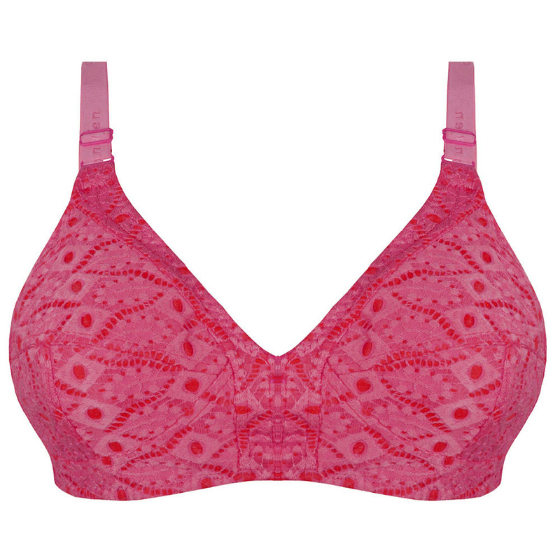 سوتین زنانه پرجامدا مدل 340019336 رنگ سرخابی