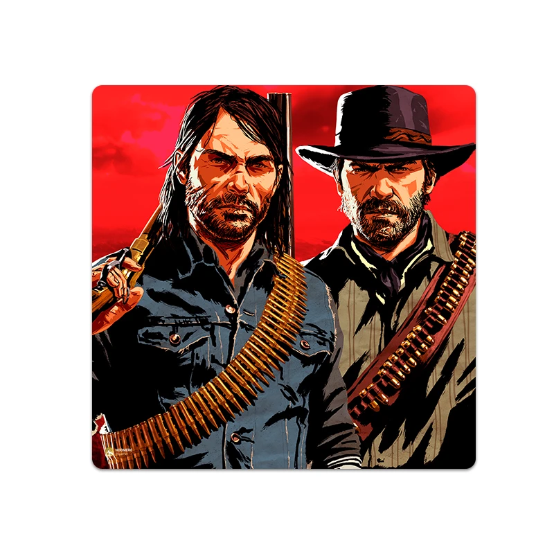 ماوس پد هومرو مدل NX441 طرح بازی Red Dead Redemption سایز 40x40 سانتی‌متر