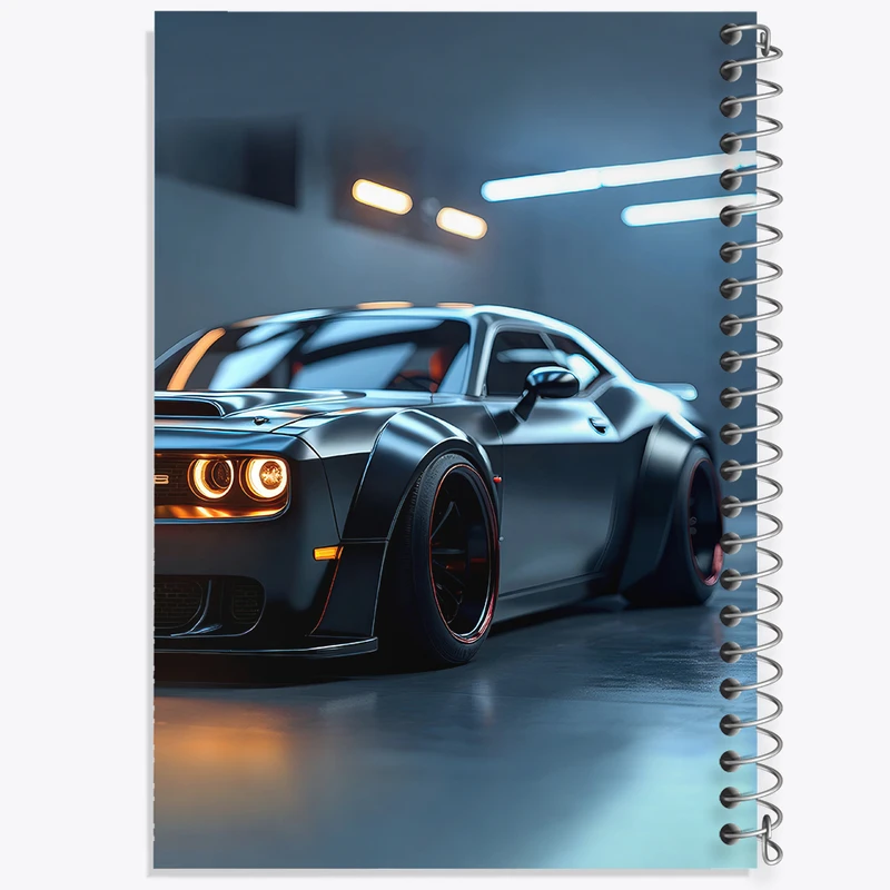 دفتر ژورنال نویسی 50 برگ خندالو مدل نقطه ای طرح ماشین اسپرت کد F5211