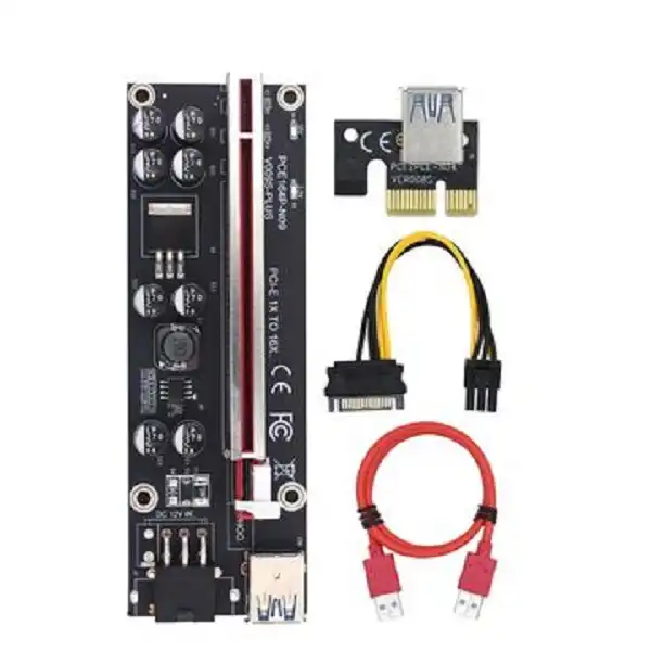 رایزر کارت گرافیک  تبدیل PCI EXPRESS 1X به 16X مدل 009s plus