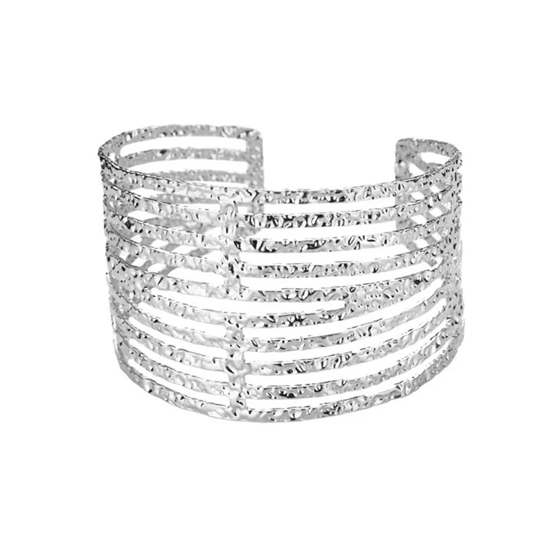 دستبند النگویی زنانه مدل کاف خطی B1726P