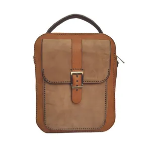 کیف دوشی چرمی روژه مدل ماهان