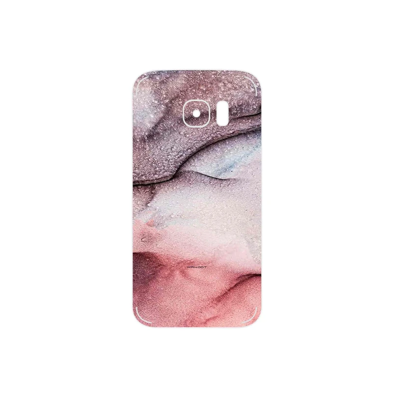 برچسب پوششی ماهوت مدل Smoky pink marble مناسب برای گوشی موبایل سامسونگ Galaxy S7