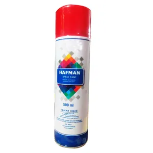 اسپری رنگ اکریلیک قرمز هافمن H21 حجم 500 میلی لیتر