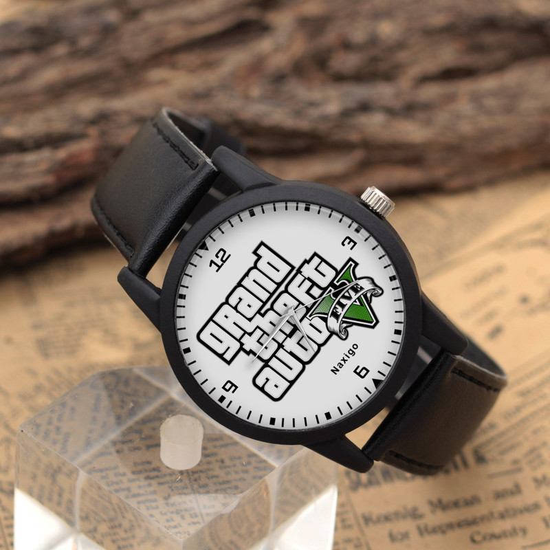 ساعت مچی عقربه ای ناکسیگو مدل GTA V کد LF6743