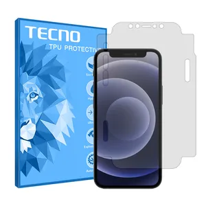 Tecno HyGEL model transparent screen protector suitable for Apple iPhone 12 mobile phone