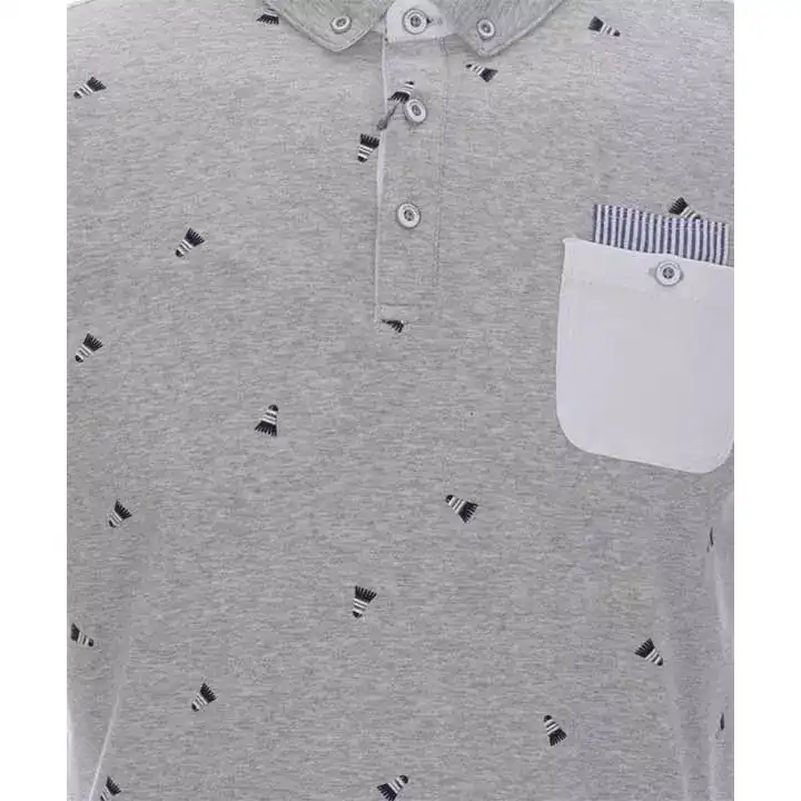 پولوشرت آستین کوتاه مردانه جین وست مدل SG3091