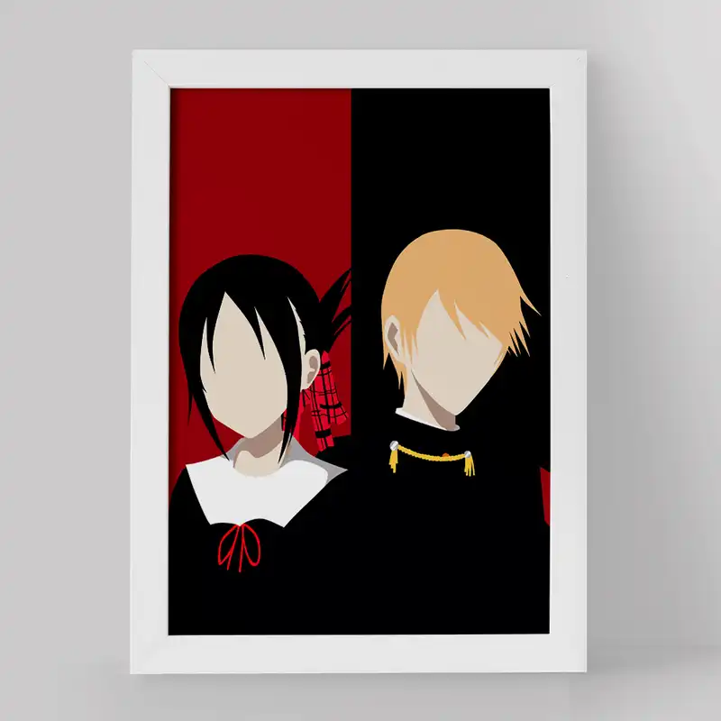 تابلو خندالو مدل کاگویا و میوکی انیمه کاگویا ساما کد 16056