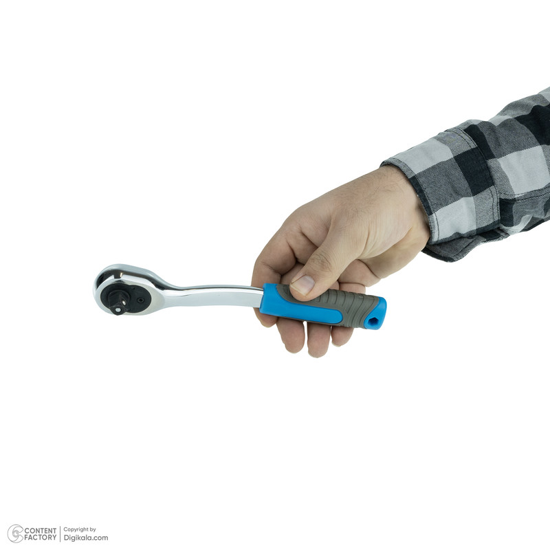 آچار جغجغه ای اس ام وای مدل سما تولز سر کج سایز 3/8 اینچ