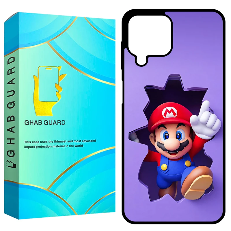 کاور قاب گارد طرح ماریو مدل GCHPA224 مناسب برای گوشی موبایل سامسونگ Galaxy A22 4G / M22 4G / M32 4G   