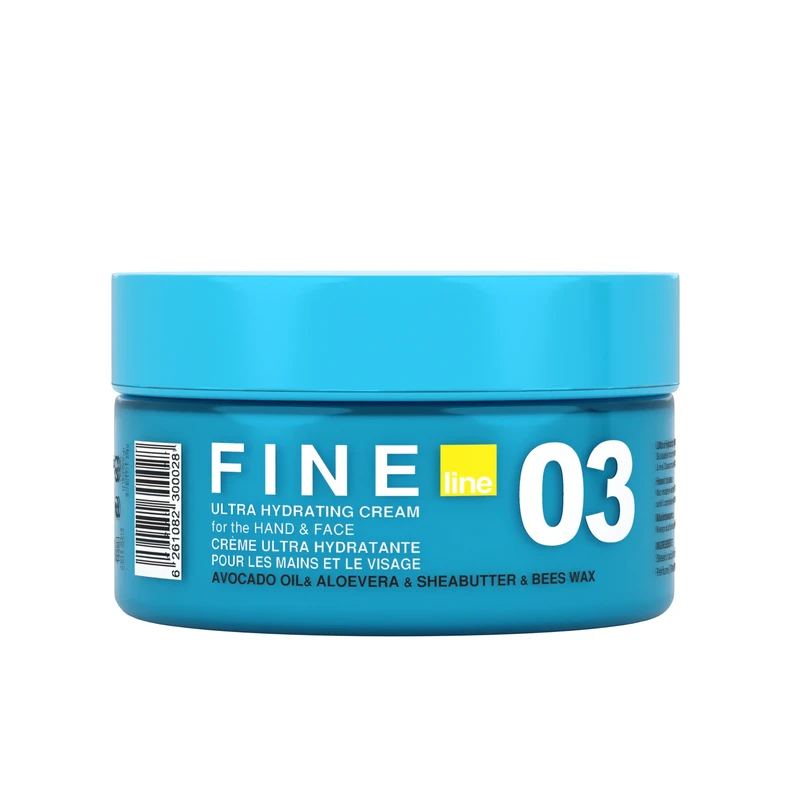 کرم آبرسان دست و صورت فاین لاین  مدل آووکادو مناسب انواع پوست حجم 250 میلی لیتر