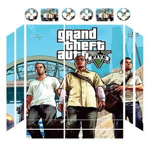 برچسب پلی استیشن ۴ فت مدل GRAND03 مجموعه 16 عددی